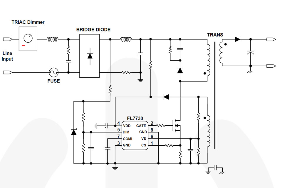 Fairchild Semiconductor’s FL77xx series LED LED Driver Offers high